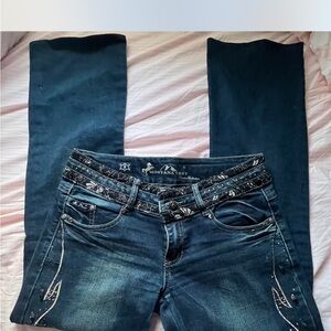 Montana West Women's Dark Blue Boot Cut Jeans